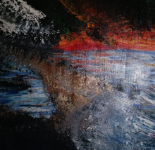 “The Perfect Storm” By Shanta Monroe, Acrylic on Canvas