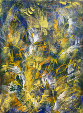 “Breeze” By Abha Rani Singh, Watercolor on Handmade Paper