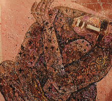 “Dreaming of Spring” By Ritu Dhillon, Mixed Media on Art Paper