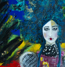 “Joshua Tree” By Liz Arnold, Acrylic on Wood