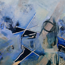 “The Power” By Adi Zur, Mixed media & Oil on Board