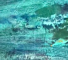 “Japanese Landscape 2020“ By Terenia Offenbacker, Acrylic on Wood Panel