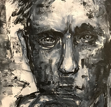 "Daniel Craig 007" By Eric Son, Mixed Media on Wood