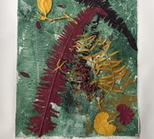 “Jurassic Park” By Jodi Pantuck, Mixed Media on Board