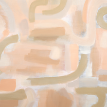 "Desert Rose" by Julia DiCambio, Acrylic on Canvas