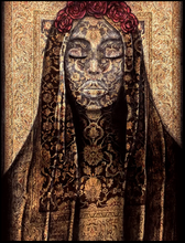 "Redemption" by Jorge Algraves, Mixed Media on Rug