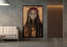 "Redemption" by Jorge Algraves, Mixed Media on Rug