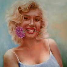 "Marylin" By Michael Gutkin, Oil on Canvas