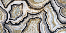 "Silver and Gold Elegance" by Karen Cain, Mixed Media on Birchwood Panels