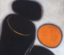 "Rolling Stones 3" By Assia Assameur, Acrylic on High Quality Paper
