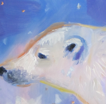 "Polar Blast" By Sharon Guy, Oil on Panel