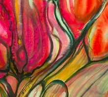 “Ebullience” By Tina Cantelmi,  Watercolor on Fabriano Paper