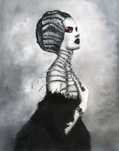 "Retribution" By Galya Kerns, Oil on Canvas Board