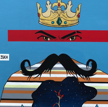 “Obscure Love or Poisonous King” By Kate Zokh, Acrylic on Canvas 