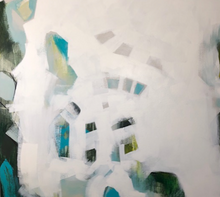 “Pathway to the Beach” By Trudy Norris, Acrylic and Graphic on Canvas
