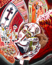 “A Holy Man” By Victor Boyer, Water Color On Paper