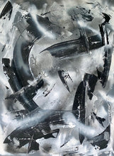 “Sign of The Times” By Rachel Camilleri, Acrylic and Spray Paint on Canvas