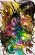 "Take Only What You Need" by Bryant Small, Alcohol Ink on Yupo Paper