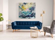 "Our Fragile Balance" by Elizabeth Brandstater, Mixed Media on Canvas