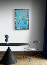 "Behind the Blues" by Kepher, Acrylic on Canvas