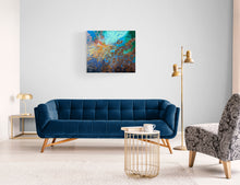 "Sun Flare" by Teri Starkweather, Mixed Media on Canvas