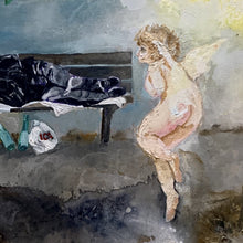 "Garden Angels" by Margaret Gelles, Oils on Canvas
