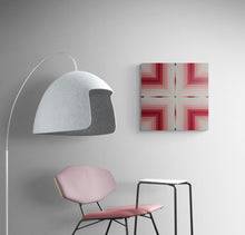 "STITCH-INV III, PINK, 001" by Michael Patrick Thieme, Acrylic on Canvas
