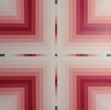 "STITCH-INV III, PINK, 001" by Michael Patrick Thieme, Acrylic on Canvas