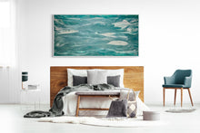 “Seafoam” by TOWNLEY, Mixed Media on Canvas