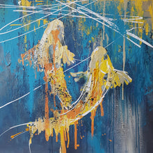 "Free Swiminng" by Tanya Vasilenko, Acrylic on Canvas