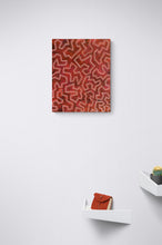 "One Line Leads To Another" by Taylines, Mixed Media On Canvas
