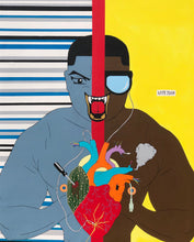 “The Beast in Him” By Kate Zokh, Acrylic on Canvas 