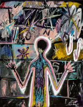 "Wall on Wall, Holy Power" by Theo Haze, Acrylic on Canvas