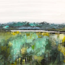 "Thougths of Silver River" By Sallie Otenasek, Acrylic on Wood