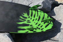 "Tropical Gecko" by Dwight Touchberry, Mixed Media on Recycled Surfboard