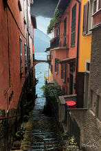“Varenna Alley Rain” by William Myers, Photograph on Fine Art Aluminum