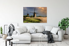 "Kinderdijk Windmills” by William Myers, Photograph on Fine Art Aluminum