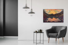 “Underneath the Honeycomb Sky” By Stefan Rausch, Acrylic on Canvas