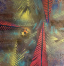 "Opposites Attract #3" by Jane Zeiger, Mixed Media on Canvas
