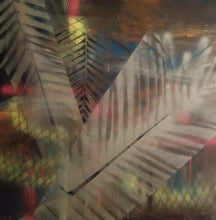 "Opposites Attract #1" by Jane Zeiger, Mixed Media on Canvas