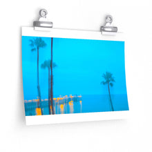 San Clemente Pier "Dusk" Premium Matte horizontal Paper
