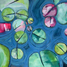 "Floating" by Sarah Capps, Acrylic on Canvas