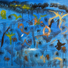 "Blue Landscape" by Abby Namazi, Acrylic on Canvas