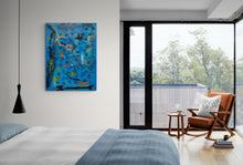 "Blue Landscape" by Abby Namazi, Acrylic on Canvas