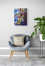 "Busy World" by Abby Namazi, Acrylic on Canvas