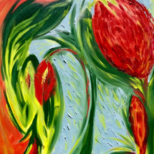 "Embers of the Heart" by Andrea Vardanian-Reish, Oils on Canvas