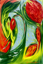 "Embers of the Heart" by Andrea Vardanian-Reish, Oils on Canvas