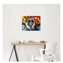 "The Dj" by Andy Martinez, Oil on Canvas