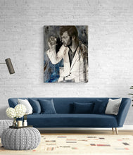 "I want Everything or Nothing" by Asma Kocjan, Mixed Acrylic-collage, Epoxy on Canvas