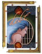 “Debt Slave” by Duncan Asper, Mixed Media on Canvas